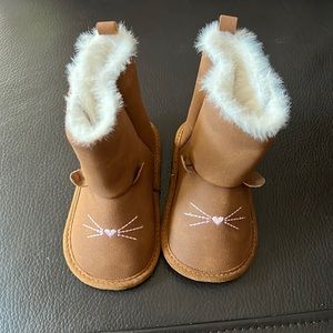 6-9 month - brown - baby girl boots